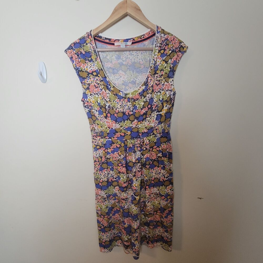 BODEN Margot Casual Weekend Jersey Dress 4R Pockets